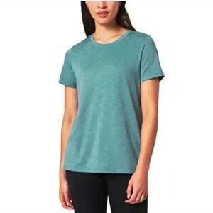 ❤️ NWOT Mondetta  Active Tee Green XXL Short Sleeved Striped T-shirt Lightweight